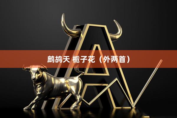 鹧鸪天 栀子花（外两首）